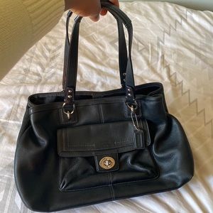Black coach bag